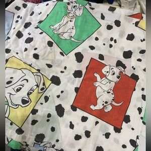 Disney 101 Dalmatians Flat Sheet Twin- Red, Green, Yellow